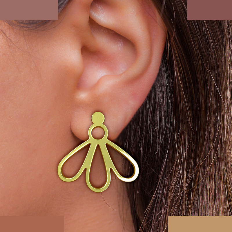 نیم ست طلا 18 عیار زنانه مدوپد مدل برگ کد NA11776 نیم ست طلا 18 عیار زنانه مدوپد مدل برگ کد NA11776