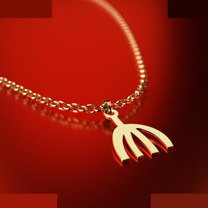 نیم ست طلا 18 عیار زنانه مدوپد مدل هندسی کد NA15042