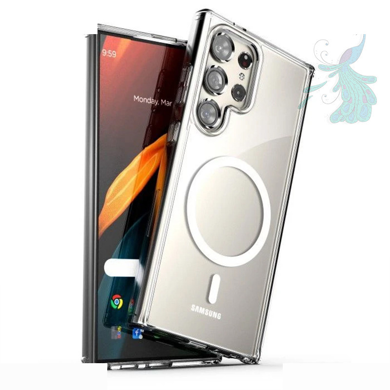 کاور گوشی موبایل سامسونگ Galaxy S24 Ultra پیکوک مدل Clear Magsafe