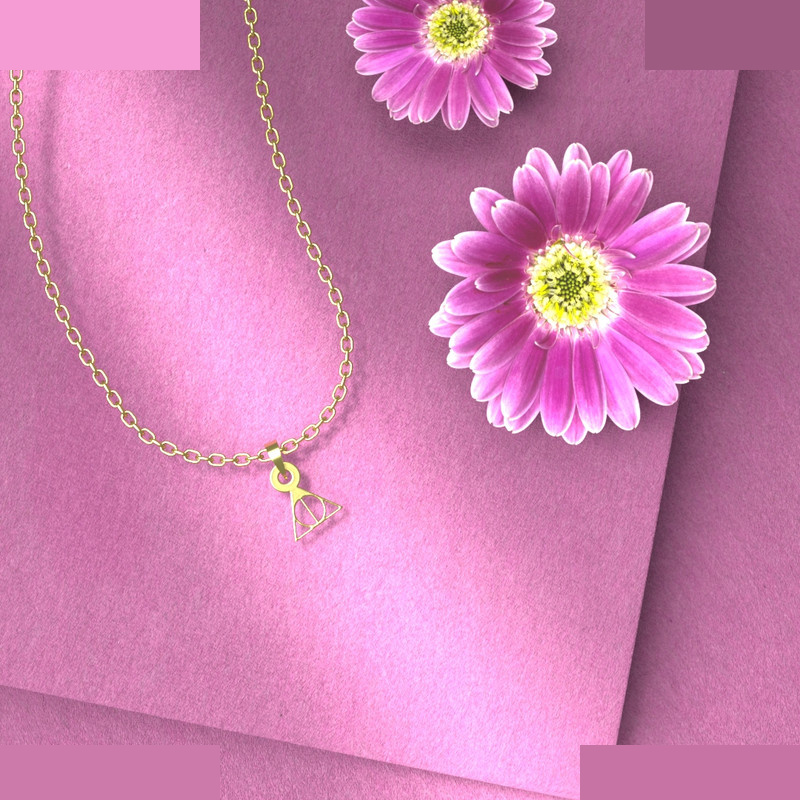 گردنبند طلا 18 عیار زنانه مدوپد مدل هری پاتر کد A3-1-1098 گردنبند طلا 18 عیار زنانه مدوپد مدل هری پاتر کد A3-1-1098