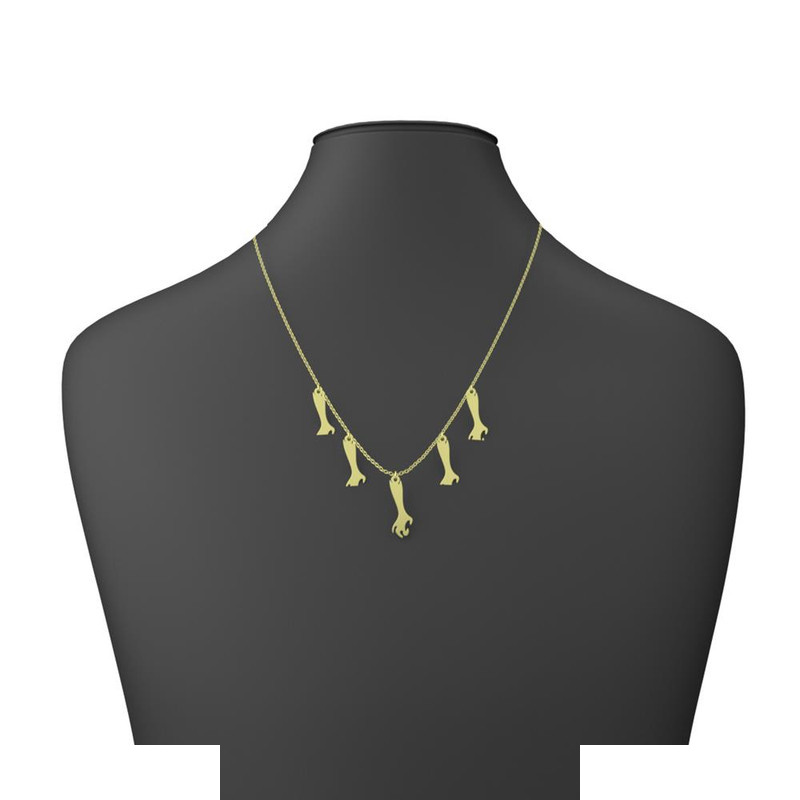 گردنبند طلا 18 عیار زنانه مدوپد مدل هالووین کد RNA18014 گردنبند طلا 18 عیار زنانه مدوپد مدل هالووین کد RNA18014