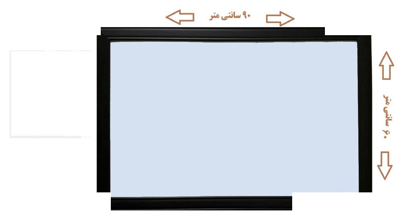 تخته وایت برد مغناطیسی آسا بُردسایز 90×60