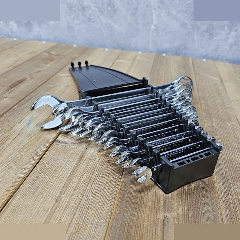 آچار یکسر تخت و یکسر رینگی باس مدل LIFE_STYLE مجموعه 12 عددی