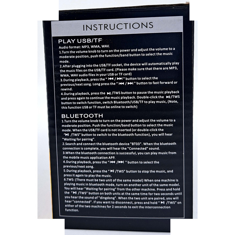 رادیو گولون مدل RX-6060BT