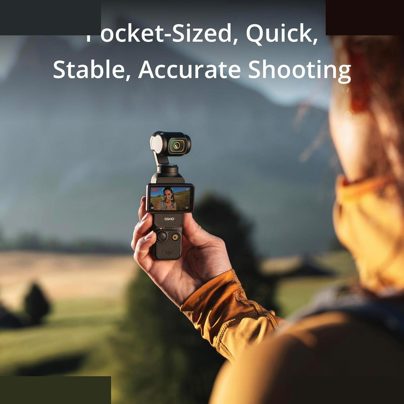 دوربین فیلم برداری دی جی آی مدل اسمو پاکت 3 کمبو دوربین فیلم برداری دی جی آی مدل اسمو پاکت 3 کمبو