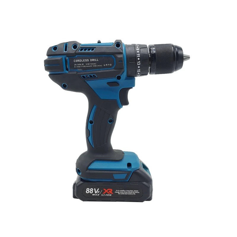 دریل شارژی چکشی ماکیتا مدل M-88V-13 مجموعه 29 عددی دریل شارژی چکشی ماکیتا مدل M-88V-13 مجموعه 29 عددی
