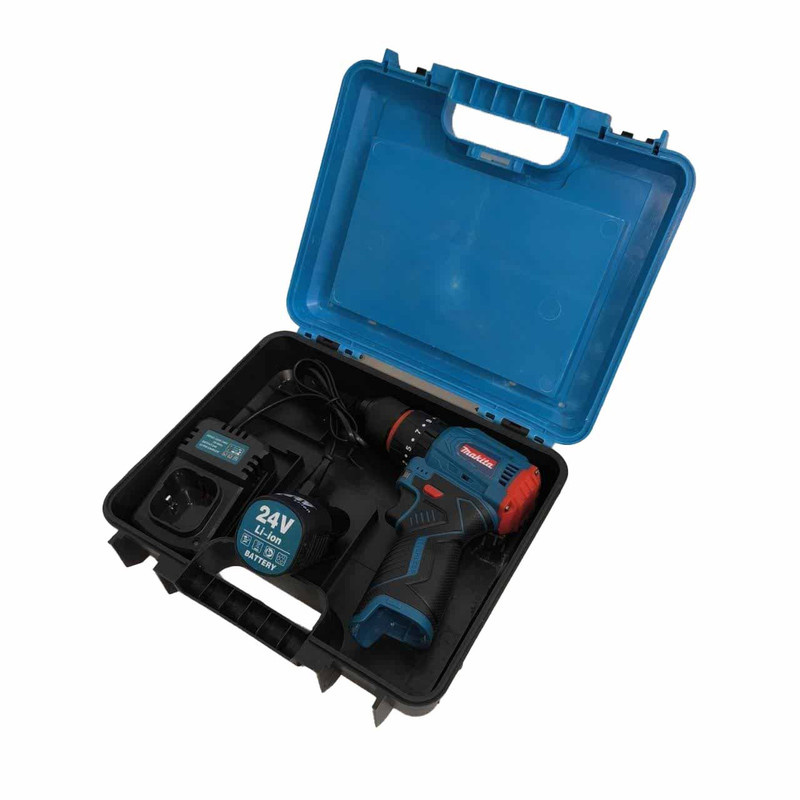 مجموعه 27 عددی دریل ماکیتا مدل 24V-brushless-single battery مجموعه 27 عددی دریل ماکیتا مدل 24V-brushless-single battery