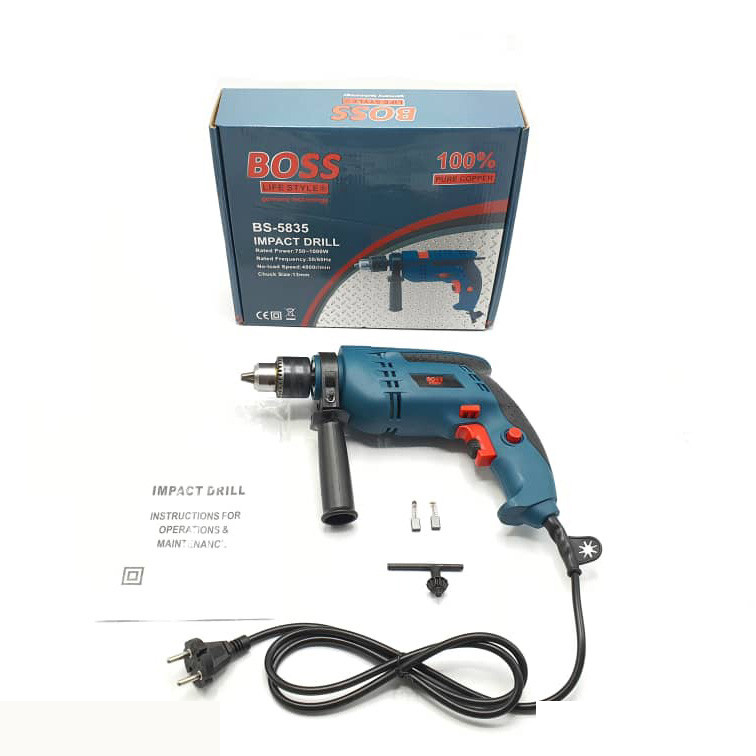 دریل چکشی باس مدل B-5835 دریل چکشی باس مدل B-5835