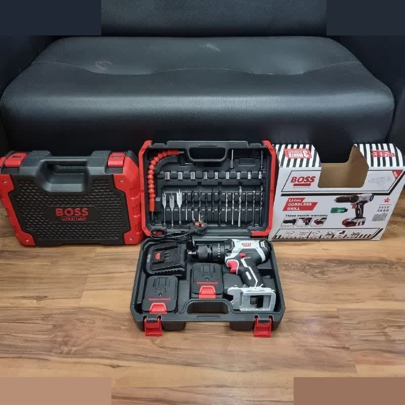 مجموعه 32 عددی دریل چکشی شارژی باس مدل BS2525 مجموعه 32 عددی دریل چکشی شارژی باس مدل BS2525