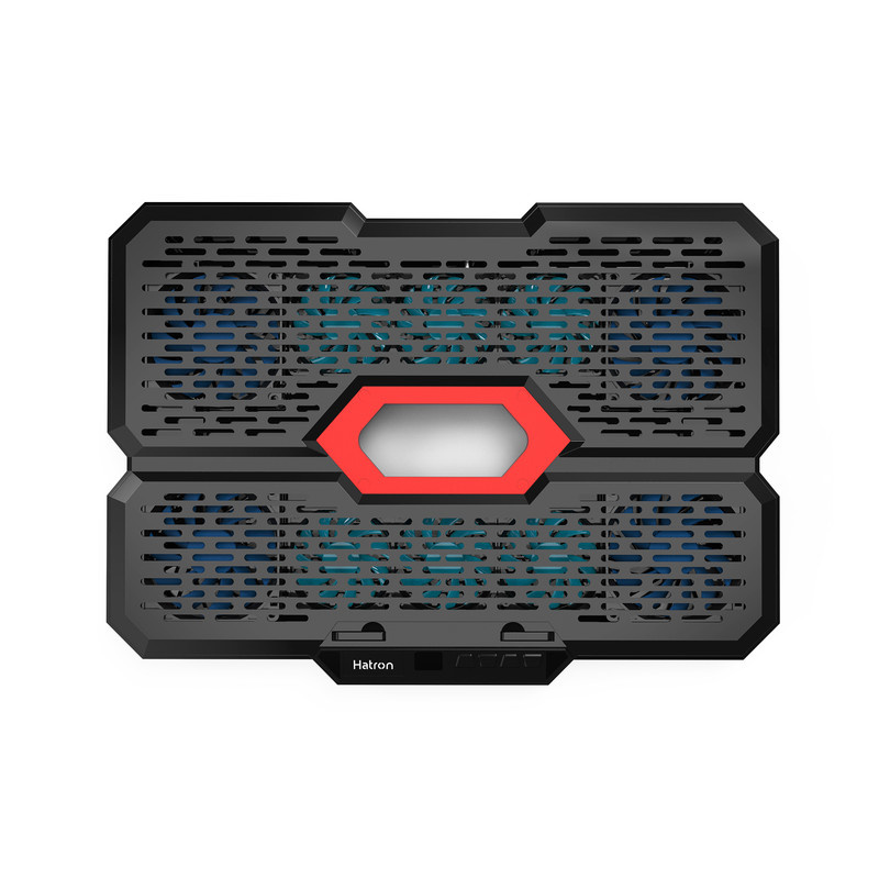 پایه خنک کننده لپ تاپ گیمینگ دارای پورت USB-C هترون مدل HCP138 پایه خنک کننده لپ تاپ گیمینگ دارای پورت USB-C هترون مدل HCP138