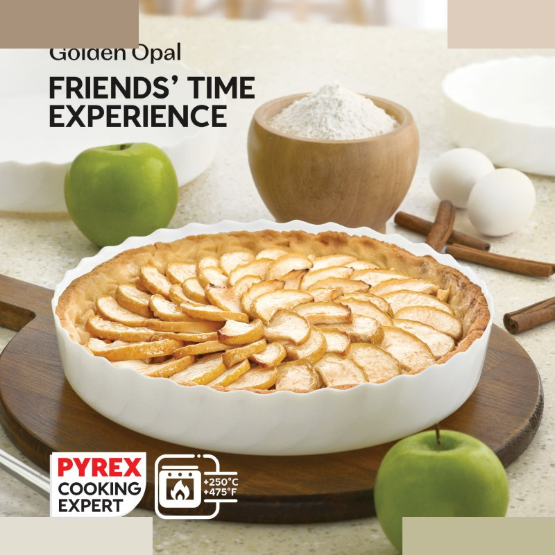 ظرف پخت گلدن اوپال مدل تریانون کنگره مجموعه 4 عددی