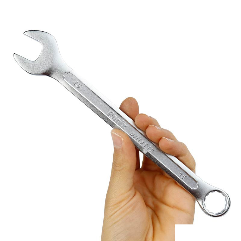 آچار یک سر تخت یک سر رینگی رونیکس مدل RH-2115 سایز ۱۵ میلی متر