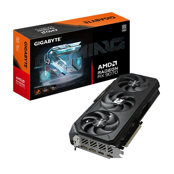 کارت گرافیک گیگابایت مدل Radeon RX 9070 GAMING OC 16G کارت گرافیک گیگابایت مدل Radeon RX 9070 GAMING OC 16G