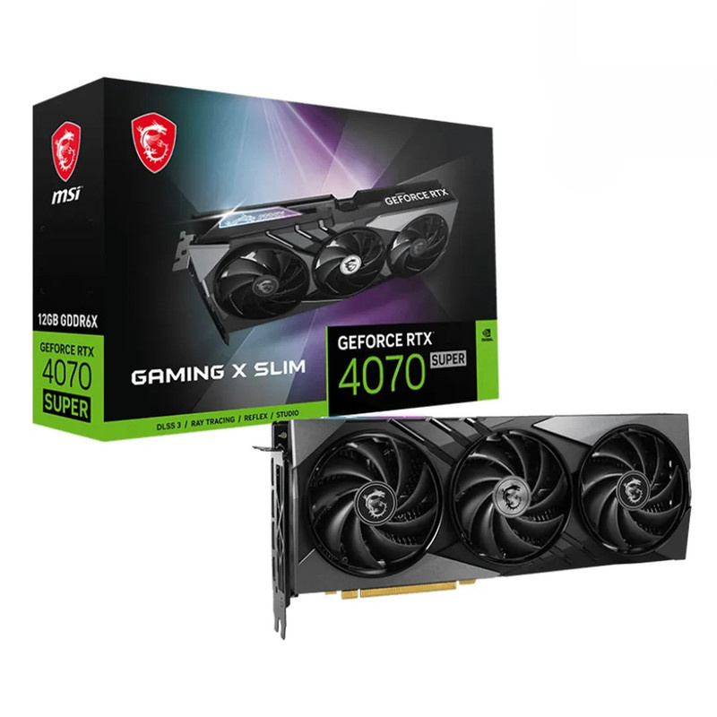 کارت گرافیک ام اس آی مدل Nvidia RTX 4070 Super 12G Gaming X Slim کارت گرافیک ام اس آی مدل Nvidia RTX 4070 Super 12G Gaming X Slim