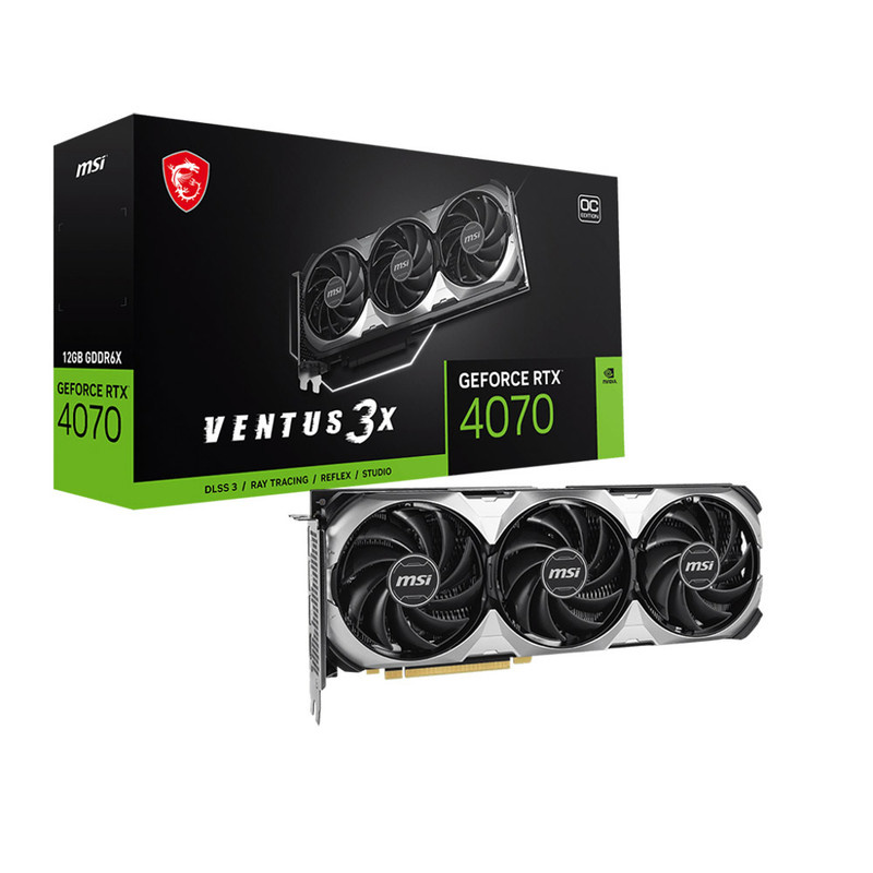 کارت گرافیک ام اس آی مدل GeForce RTX™ 4070 VENTUS 3X E 12G OC کارت گرافیک ام اس آی مدل GeForce RTX™ 4070 VENTUS 3X E 12G OC