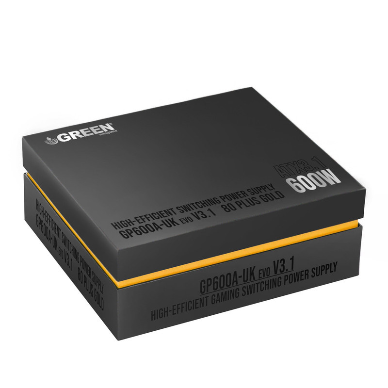 منبع تغذیه کامپیوتر 600W وات گرین مدل GP600A-UK EVO V3.1 (ATX 3.1) منبع تغذیه کامپیوتر 600W وات گرین مدل GP600A-UK EVO V3.1 (ATX 3.1)