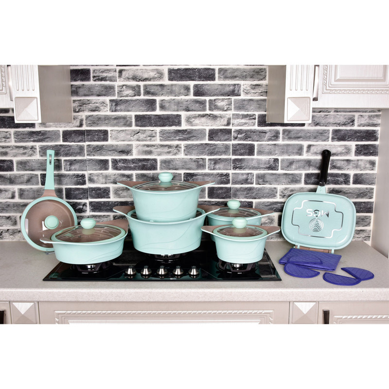 سرویس پخت و پز 19 پارچه ام جی اس مدل کره ای C