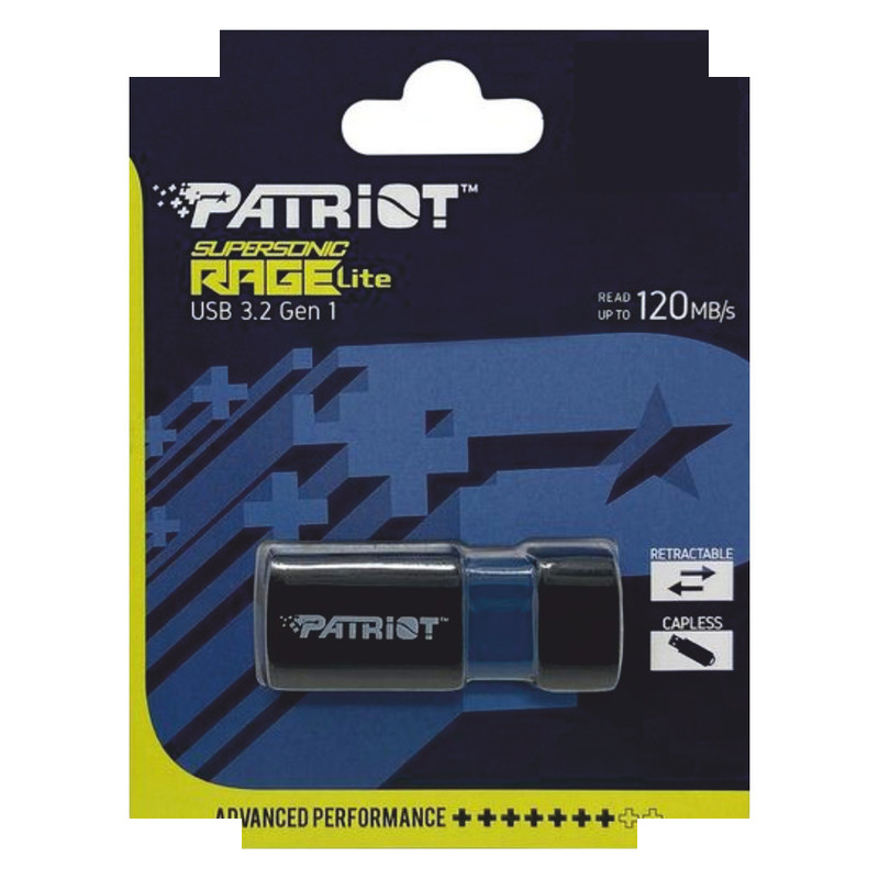 فلش مموری پتریوت مدل Supersonic Rage Lite ظرفیت 128 گیگابایت فلش مموری پتریوت مدل Supersonic Rage Lite ظرفیت 128 گیگابایت
