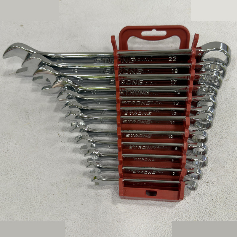 آچار یکسر تخت و یکسر رینگی استرانگ مدل SMT-STRONG-12PCS-22MM مجموعه 12عددی آچار یکسر تخت و یکسر رینگی استرانگ مدل SMT-STRONG-12PCS-22MM مجموعه 12عددی