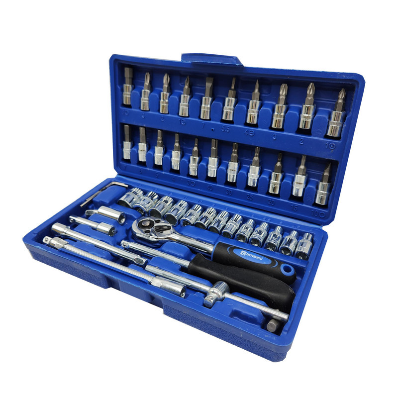 آچار بکس اینتیمکث کد GHR198 مجموعه 46 عددی آچار بکس اینتیمکث کد GHR198 مجموعه 46 عددی