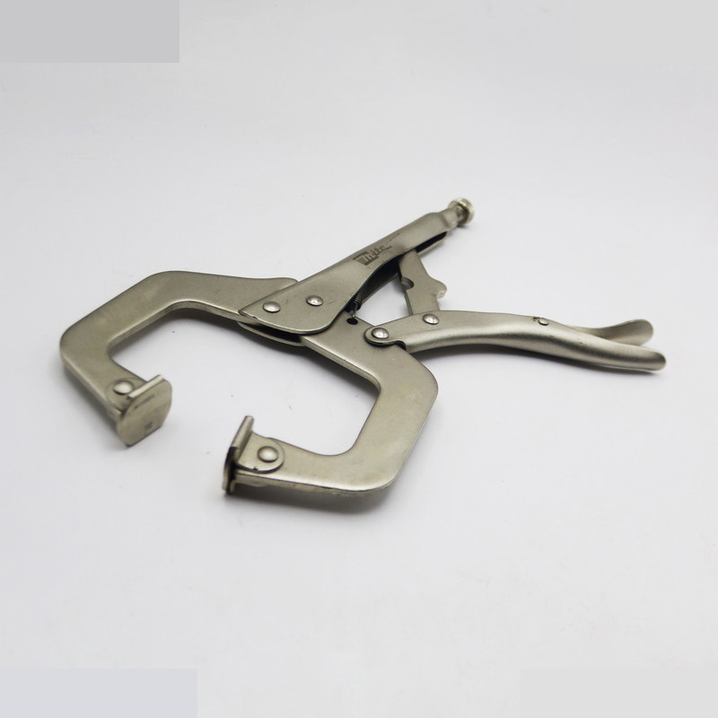 انبر قفلی ورق گیر میتا مدل فک لقلقه ای کد YP-280MM سایز 11 اینچ انبر قفلی ورق گیر میتا مدل فک لقلقه ای کد YP-280MM سایز 11 اینچ