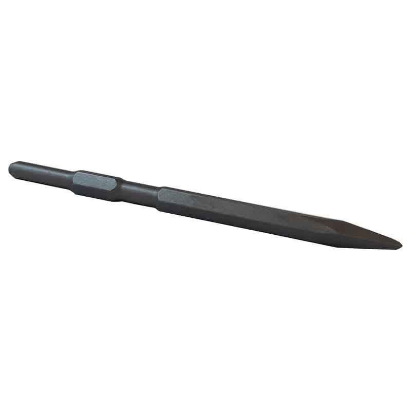 قلم بتن کن شش گوش تام مدل نوک تیز کد AJ-810/17*280MM سایز ۲۸ سانتی متر قلم بتن کن شش گوش تام مدل نوک تیز کد AJ-810/17*280MM سایز ۲۸ سانتی متر