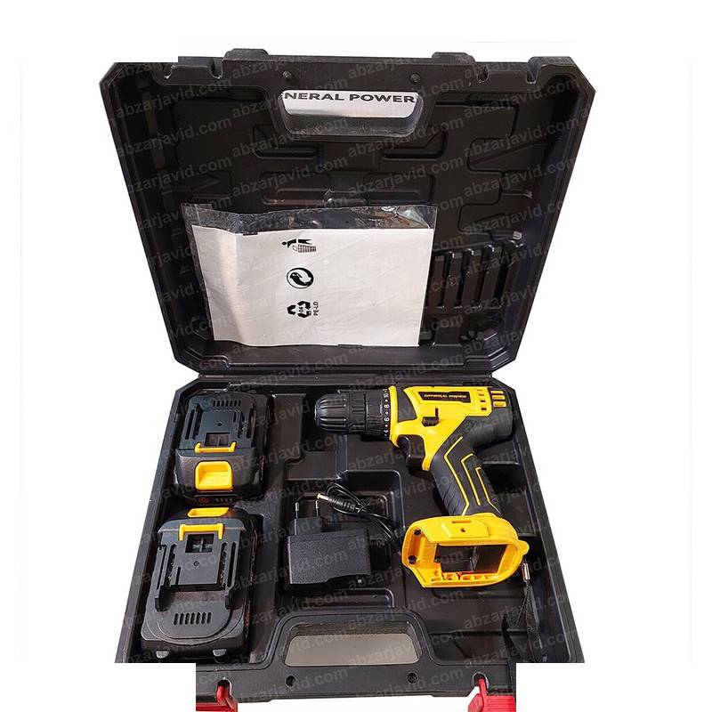 پیچ گوشتی شارژی ژنرال پاور مدل AJ-STCD-1206