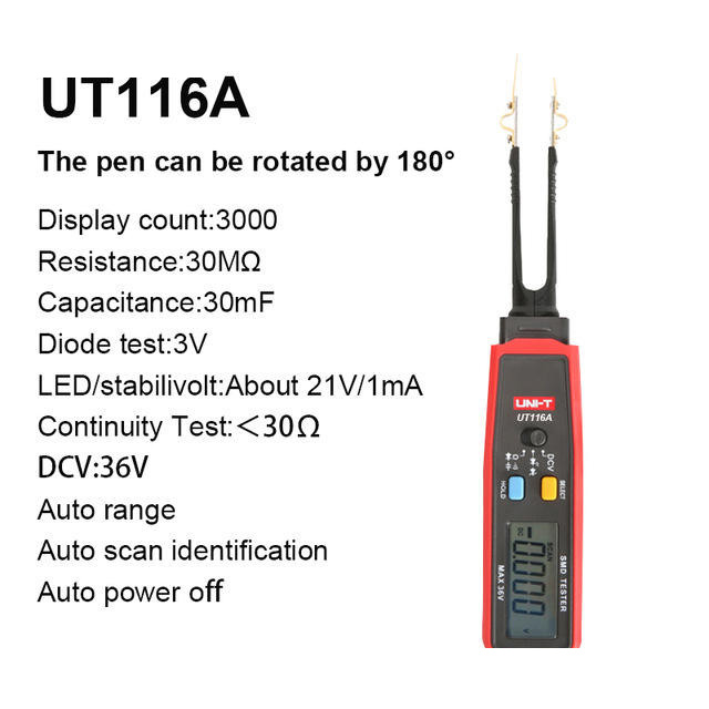 تستر ولتاژ یونی-تی مدل UT116A