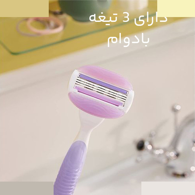 تیغ یدک ژیلت مدل venus Breeze comfortglide بسته 4 عددی تیغ یدک ژیلت مدل venus Breeze comfortglide بسته 4 عددی