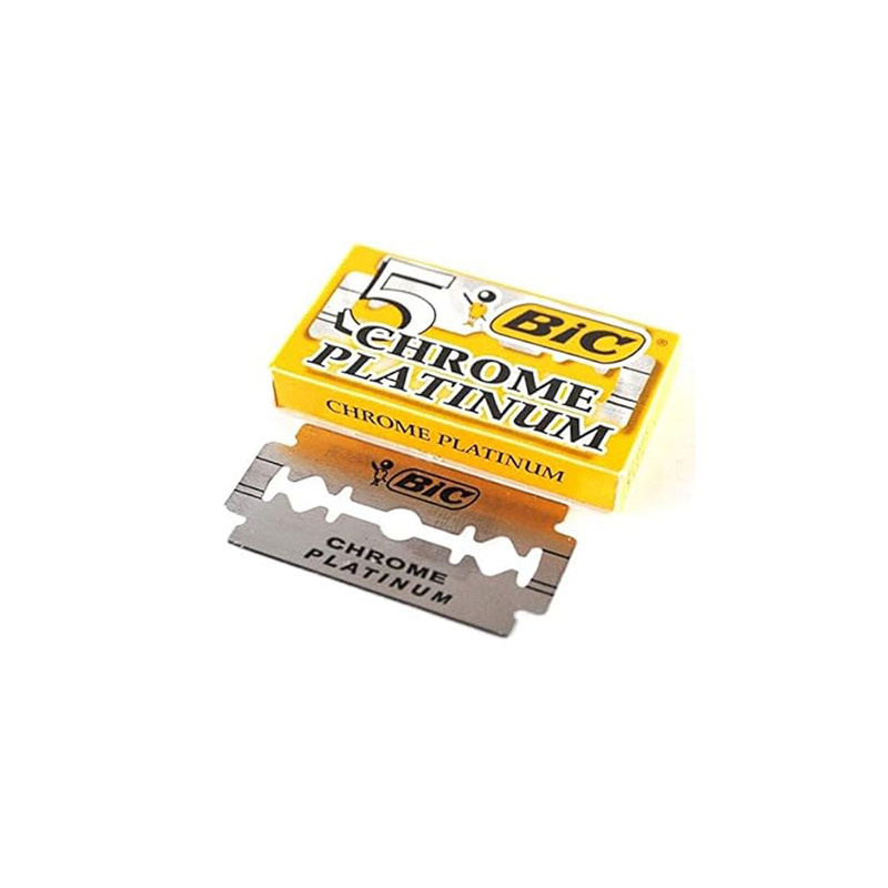 تیغ یدک بیک مدل Platinum Chromium Double Edge مجموعه 3 عددی تیغ یدک بیک مدل Platinum Chromium Double Edge مجموعه 3 عددی