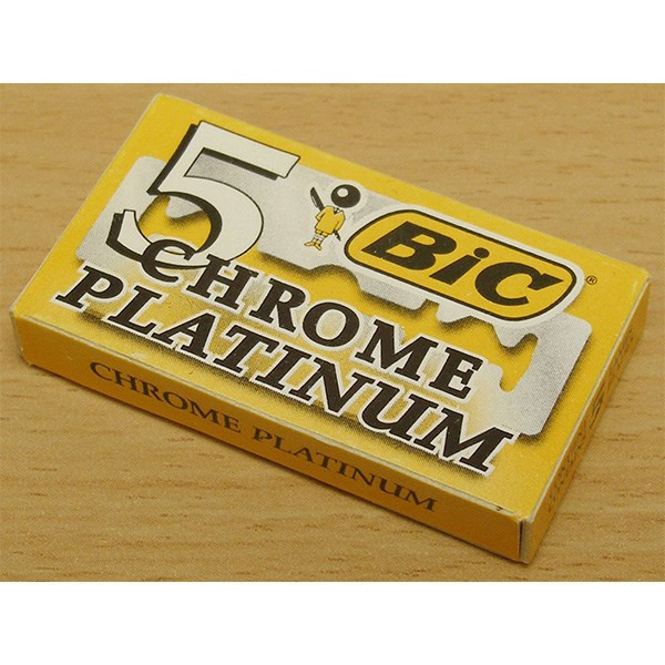 تیغ یدک بیک مدل Platinum Chromium Double Edge تیغ یدک بیک مدل Platinum Chromium Double Edge
