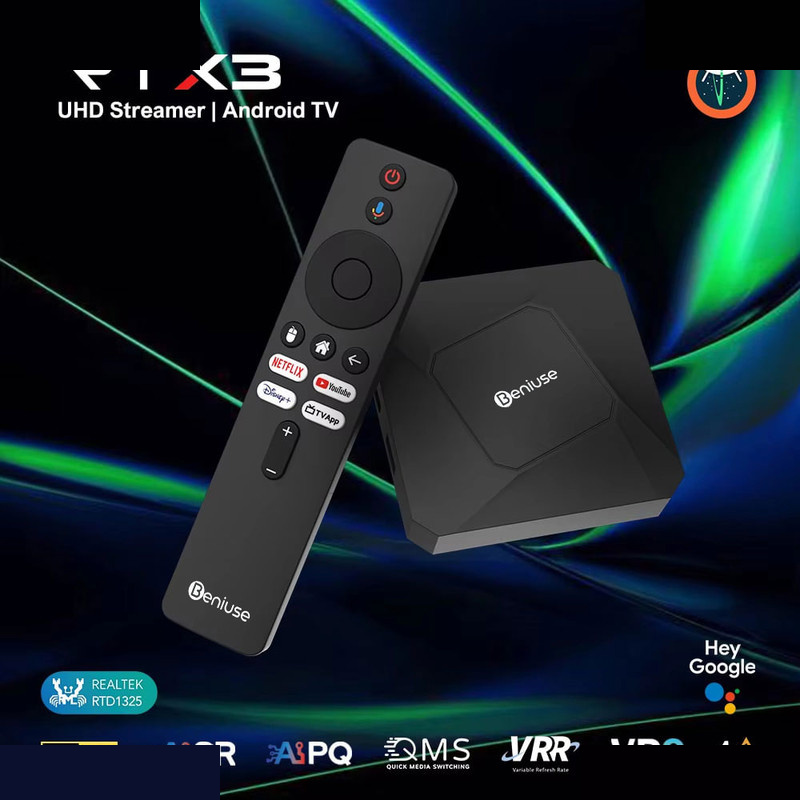 اندرویدباکس بنیوس مدل RTX3 اندرویدباکس بنیوس مدل RTX3