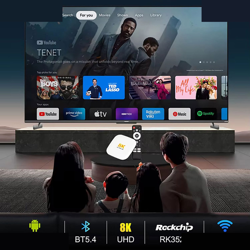 اندرویدباکس اچ96 مدل M2 Plus حافظه 128 گیگ