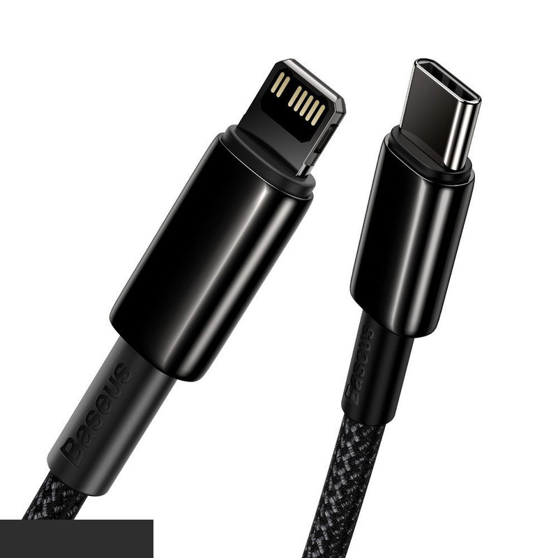 کابل تبدیل USB-C به لایتنینگ باسئوس مدل Tungsten طول 2 متر کابل تبدیل USB-C به لایتنینگ باسئوس مدل Tungsten طول 2 متر