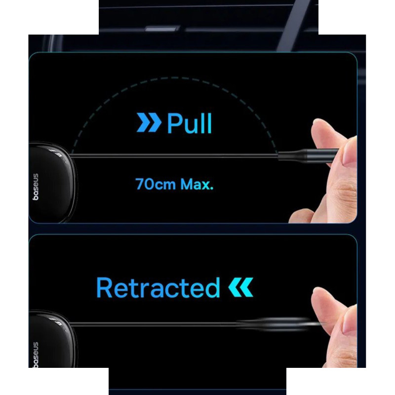 شارژر فندکی 60 وات بیسوس مدل  CCTXP-UC