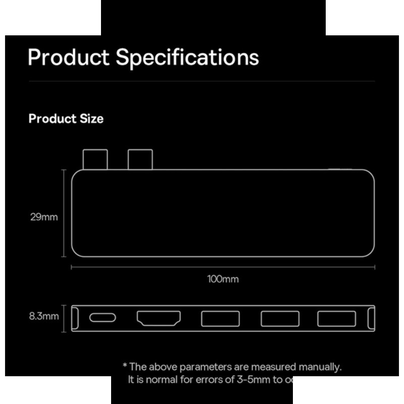 هاب 5 پورت USB-C بیسوس مدل UltraJoy Series BS-OH180 هاب 5 پورت USB-C بیسوس مدل UltraJoy Series BS-OH180