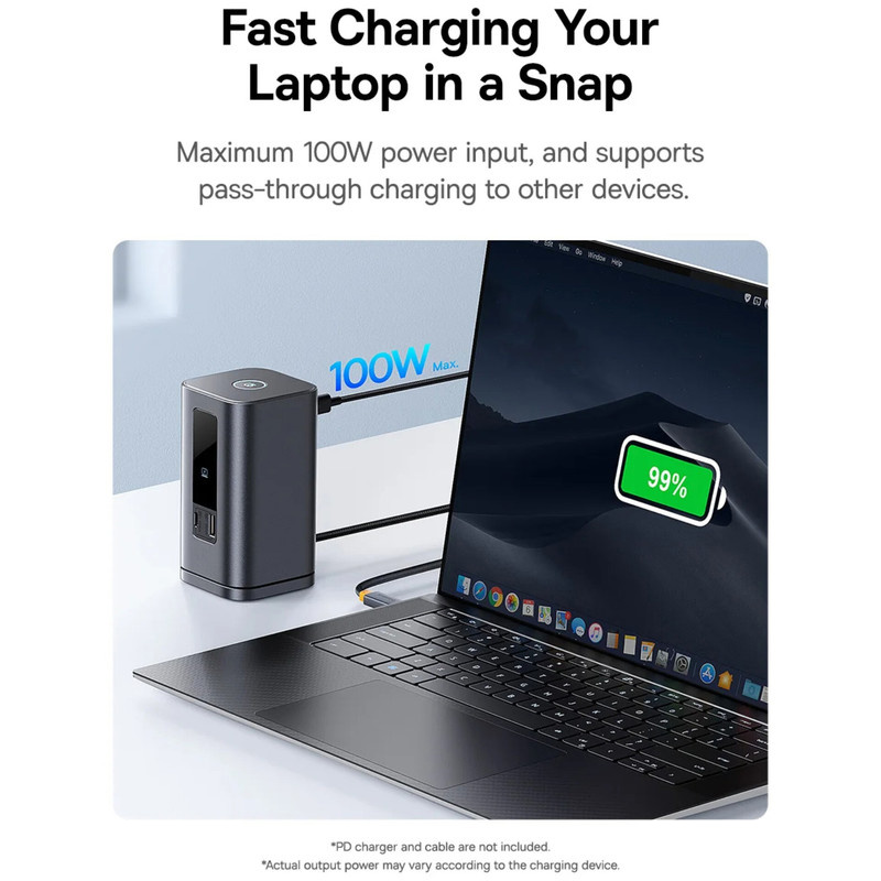 هاب 11 پورت USB-C بیسوس مدل BS-OH137 Spacemate Series هاب 11 پورت USB-C بیسوس مدل BS-OH137 Spacemate Series