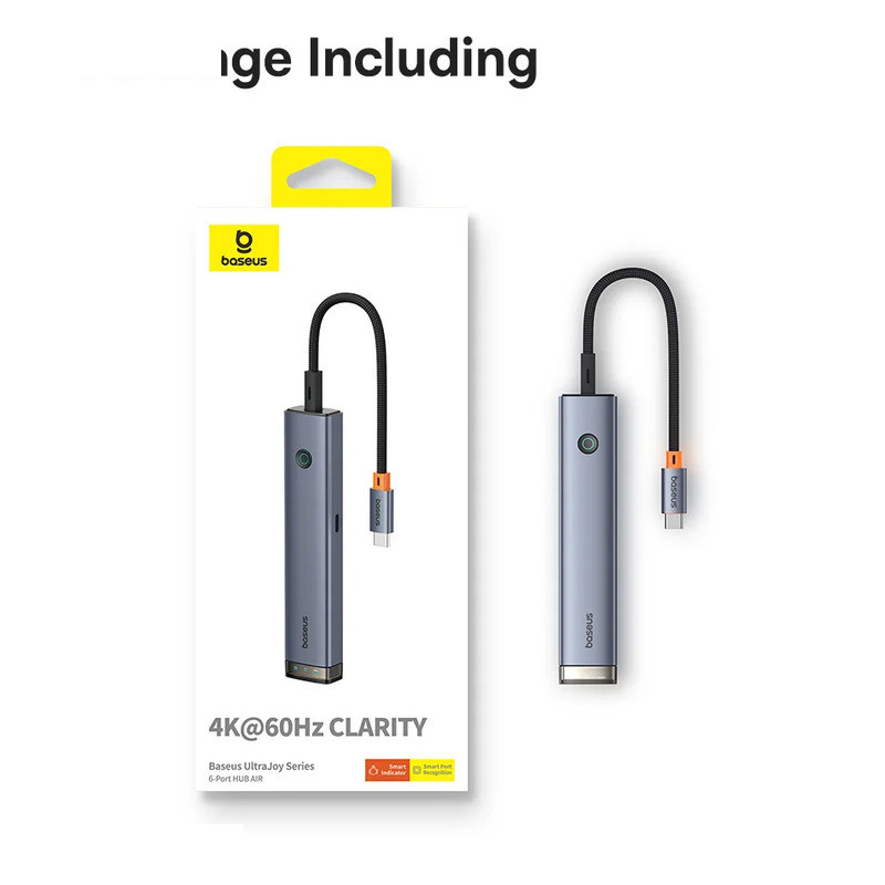 هاب 6 پورت USB-C بیسوس مدل BS-OH166