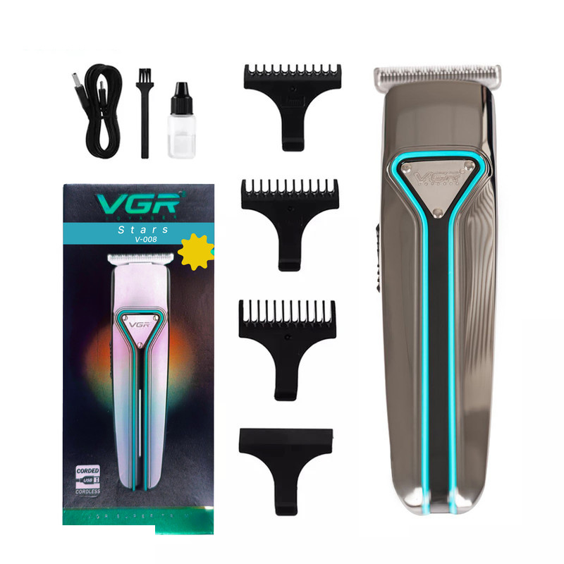 ماشین اصلاح موی سر و صورت وی جی ار مدل V-008-stars ماشین اصلاح موی سر و صورت وی جی ار مدل V-008-stars