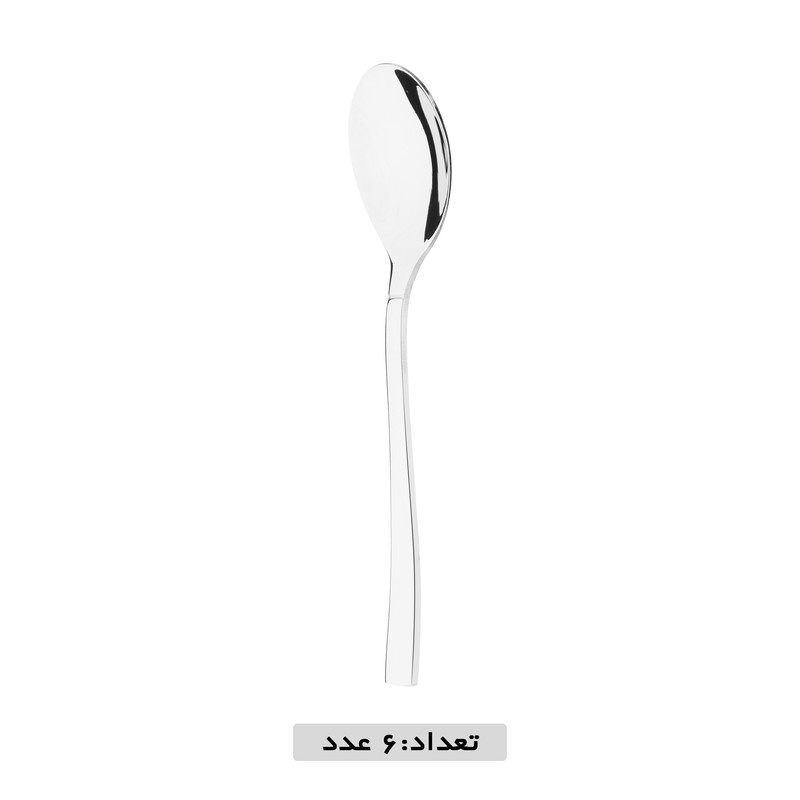 قاشق چای خوری نایس بیوتی مدل فلورانس بسته 6 عددی قاشق چای خوری نایس بیوتی مدل فلورانس بسته 6 عددی
