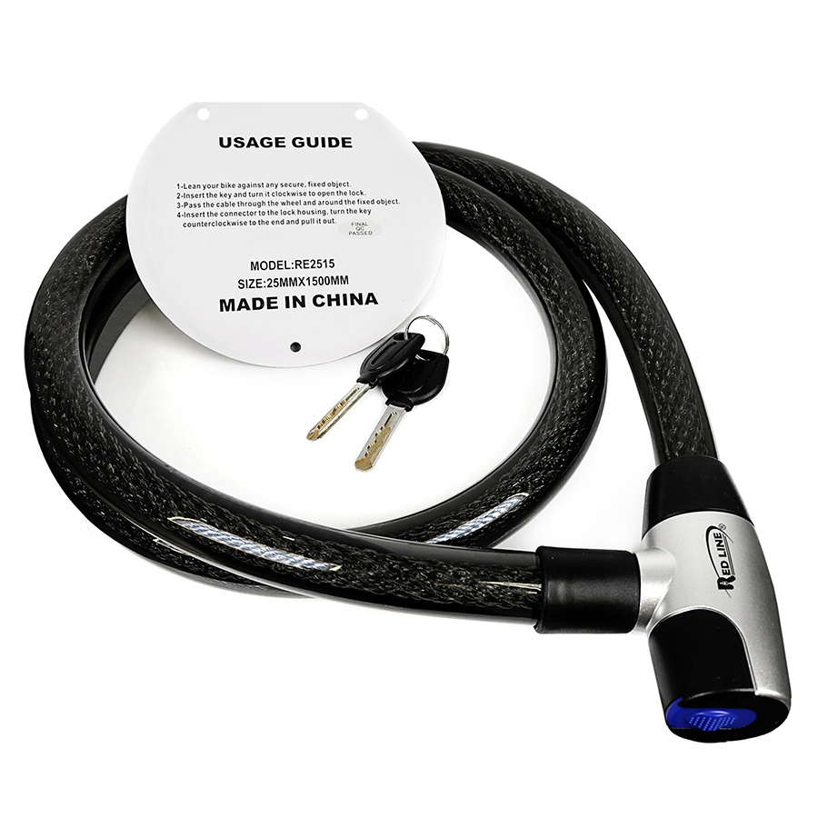 قفل شلنگی موتور سیکلت ردلاین مدل RE2518