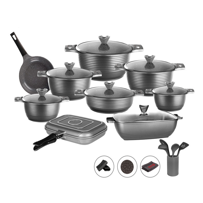 سرویس پخت و پز گرانیتی 26 پارچه کاندید مدل اوربیت سرویس پخت و پز گرانیتی 26 پارچه کاندید مدل اوربیت