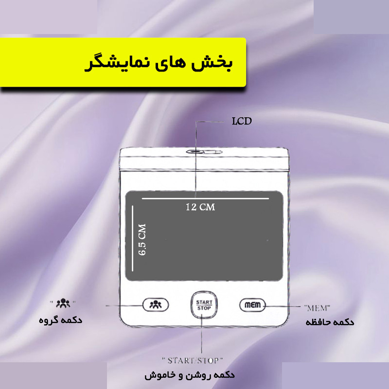 فشارسنج بازویی دیجیتال گلامور مدل 6175 فشارسنج بازویی دیجیتال گلامور مدل 6175