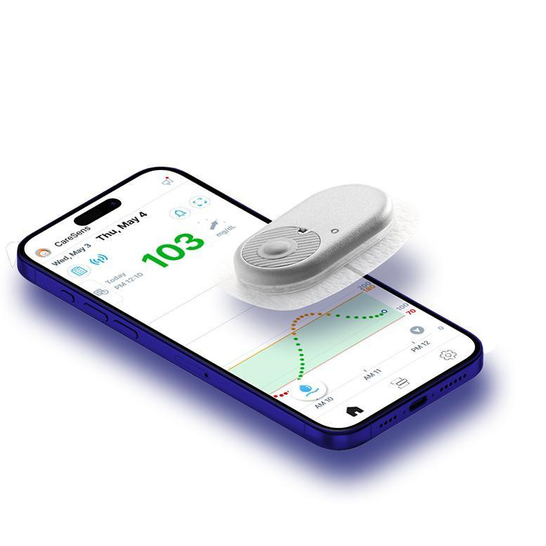سنسور پایش مداوم اندازه گیری قند خون مدل caresens Air سنسور پایش مداوم اندازه گیری قند خون مدل caresens Air