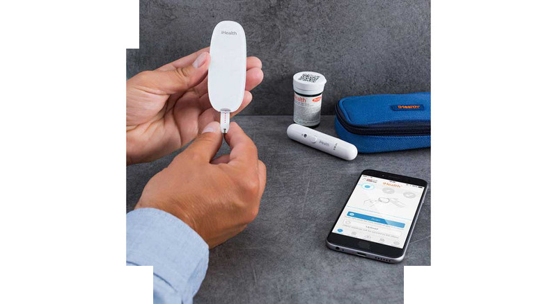 دستگاه تست قند خون آی هلث مدل Wireless Glucose Meter Kit-BG5