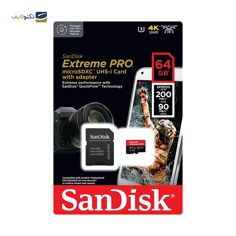 gallery-کارت حافظه microSDXC سن دیسک مدل Extreme PRO کلاس A2 استاندارد UHS-I U3 سرعت 200MBs ظرفیت 64 گیگابایت copy.png