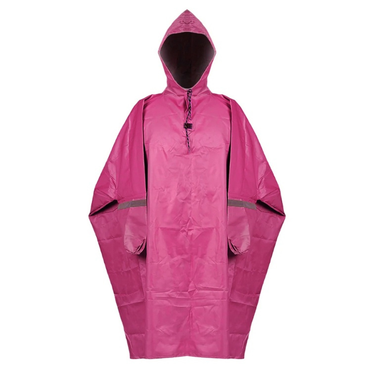 پانچو موتورسواری طرح نورث فیس کد 210 رنگ صورتی