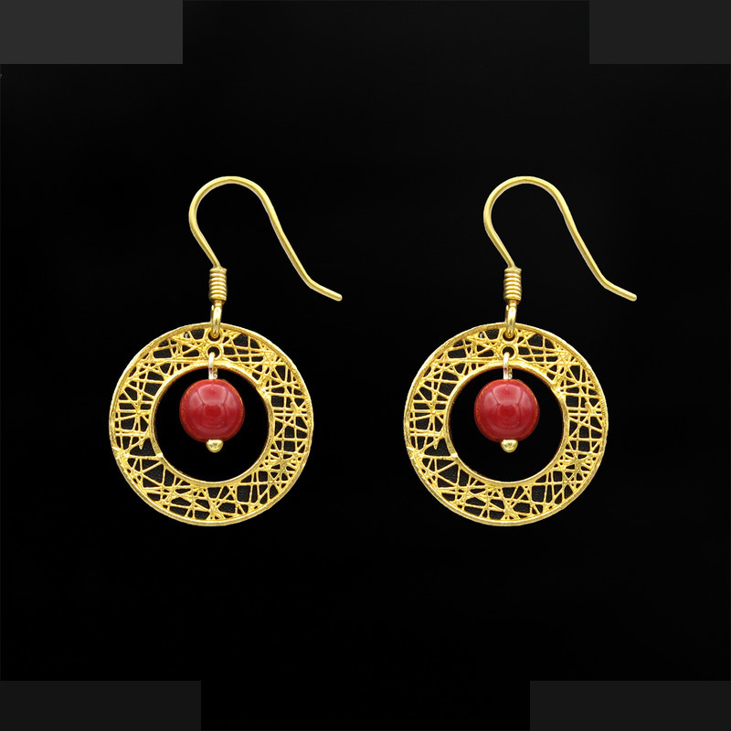 گوشواره طلا 18 عیار زنانه مانچو مدل efgs034 گوشواره طلا 18 عیار زنانه مانچو مدل efgs034