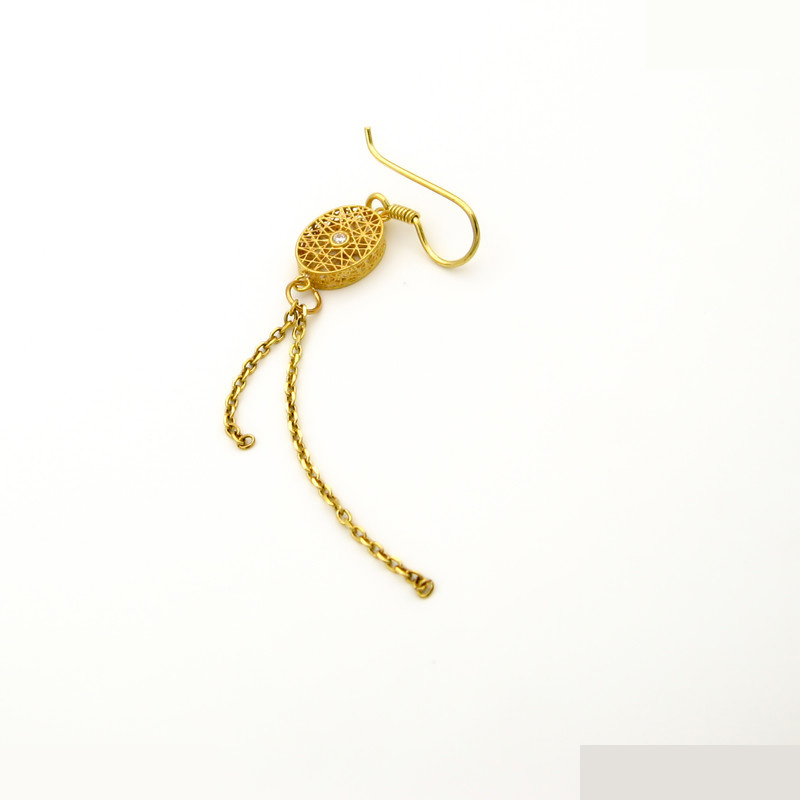 گوشواره طلا 18 عیار زنانه مانچو مدل efgs027 گوشواره طلا 18 عیار زنانه مانچو مدل efgs027