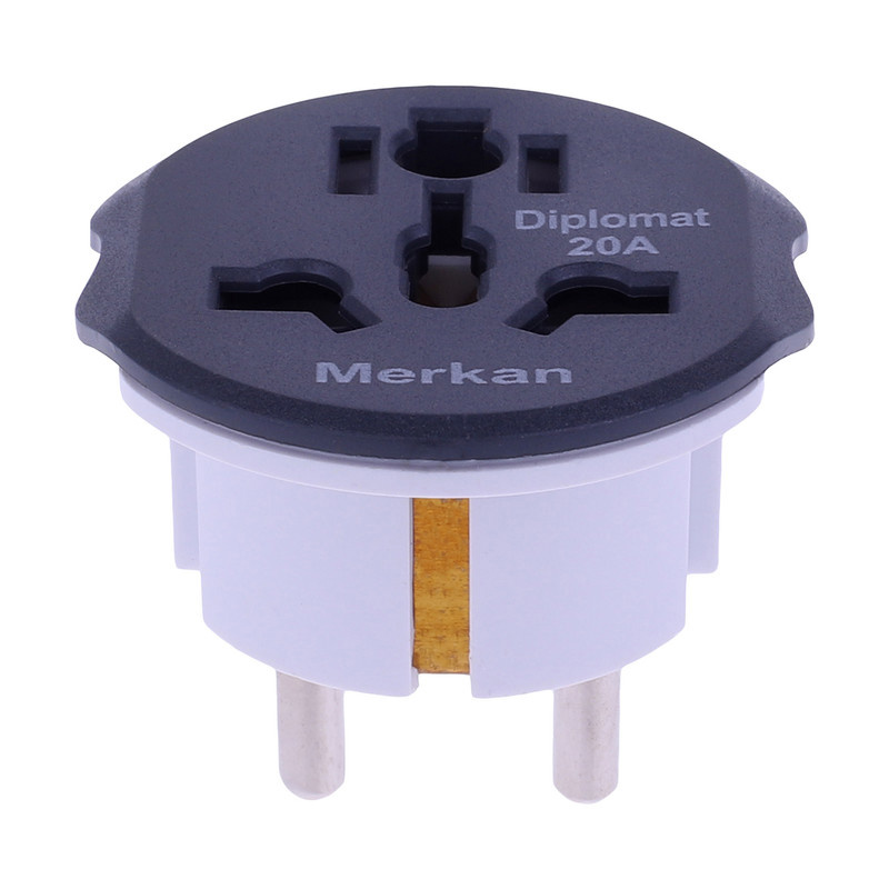 دوشاخه تبدیل 3 به 2 دیپلمات مدل Merkan